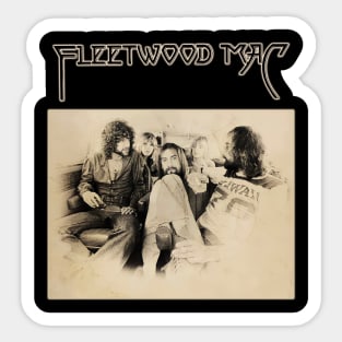 fleetwood mac || retro Sticker